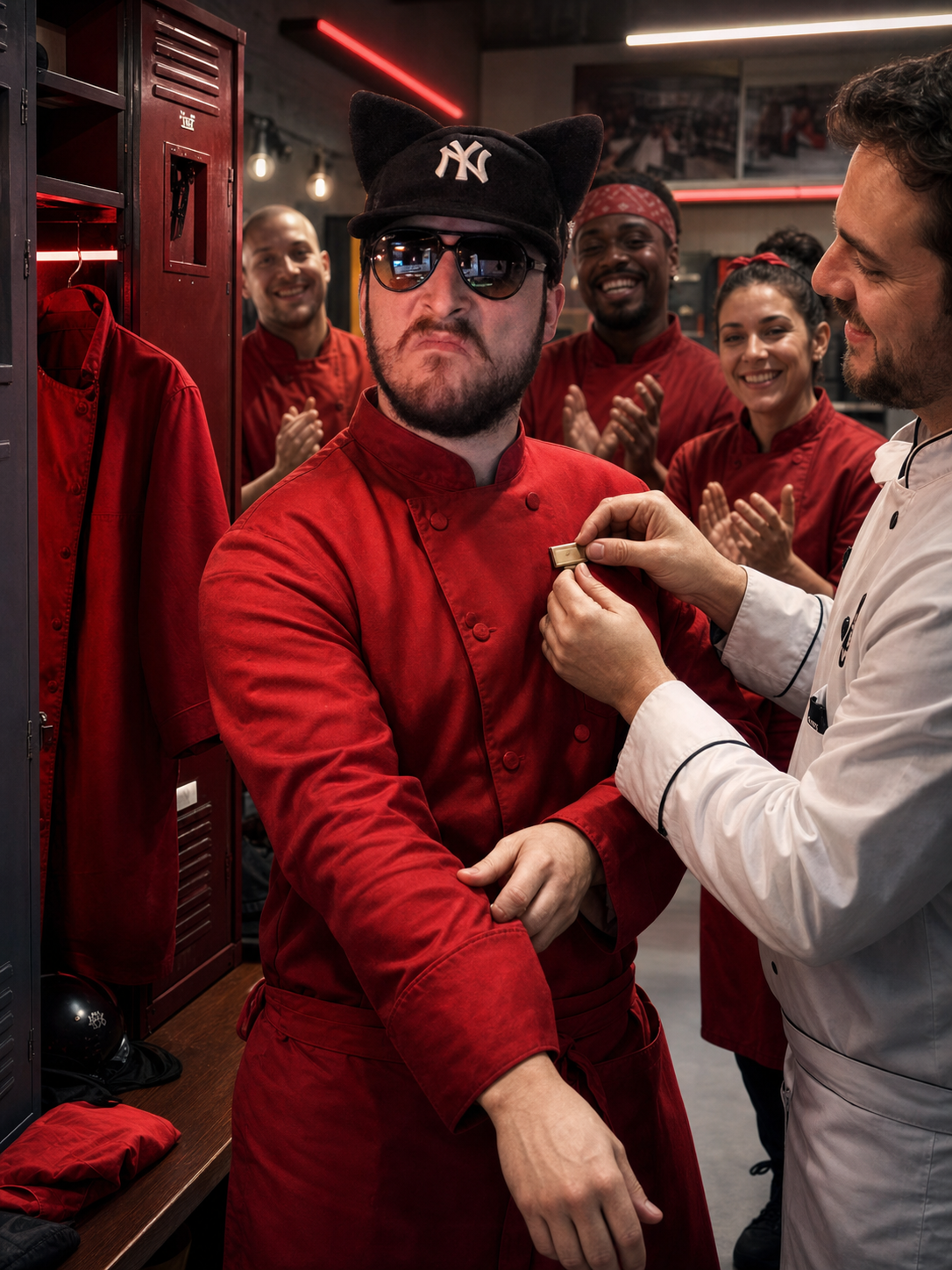 La veste rouge
