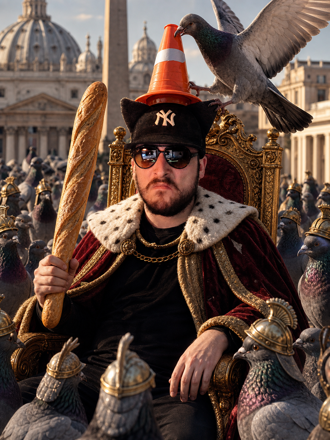 Sa Majesté des pigeons