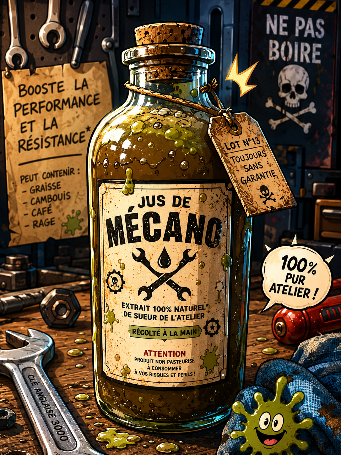 Jus de mécano