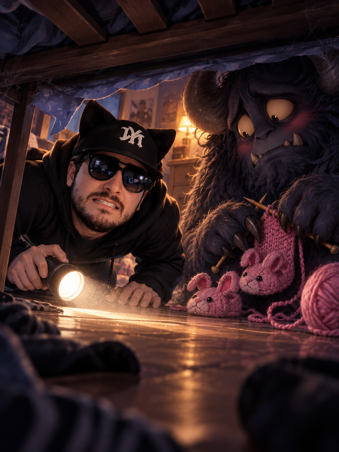 Le monstre sous le lit