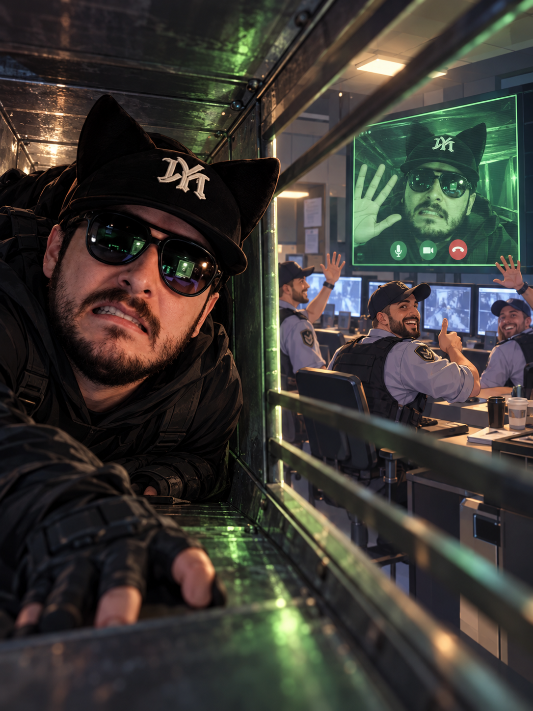Infiltration par visioconférence