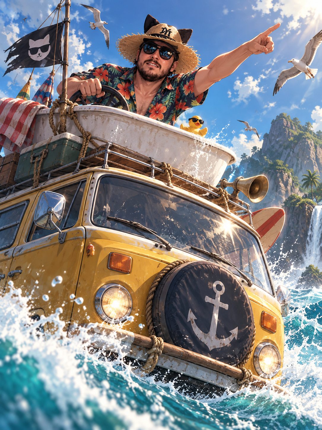 Le capitaine de baignoire