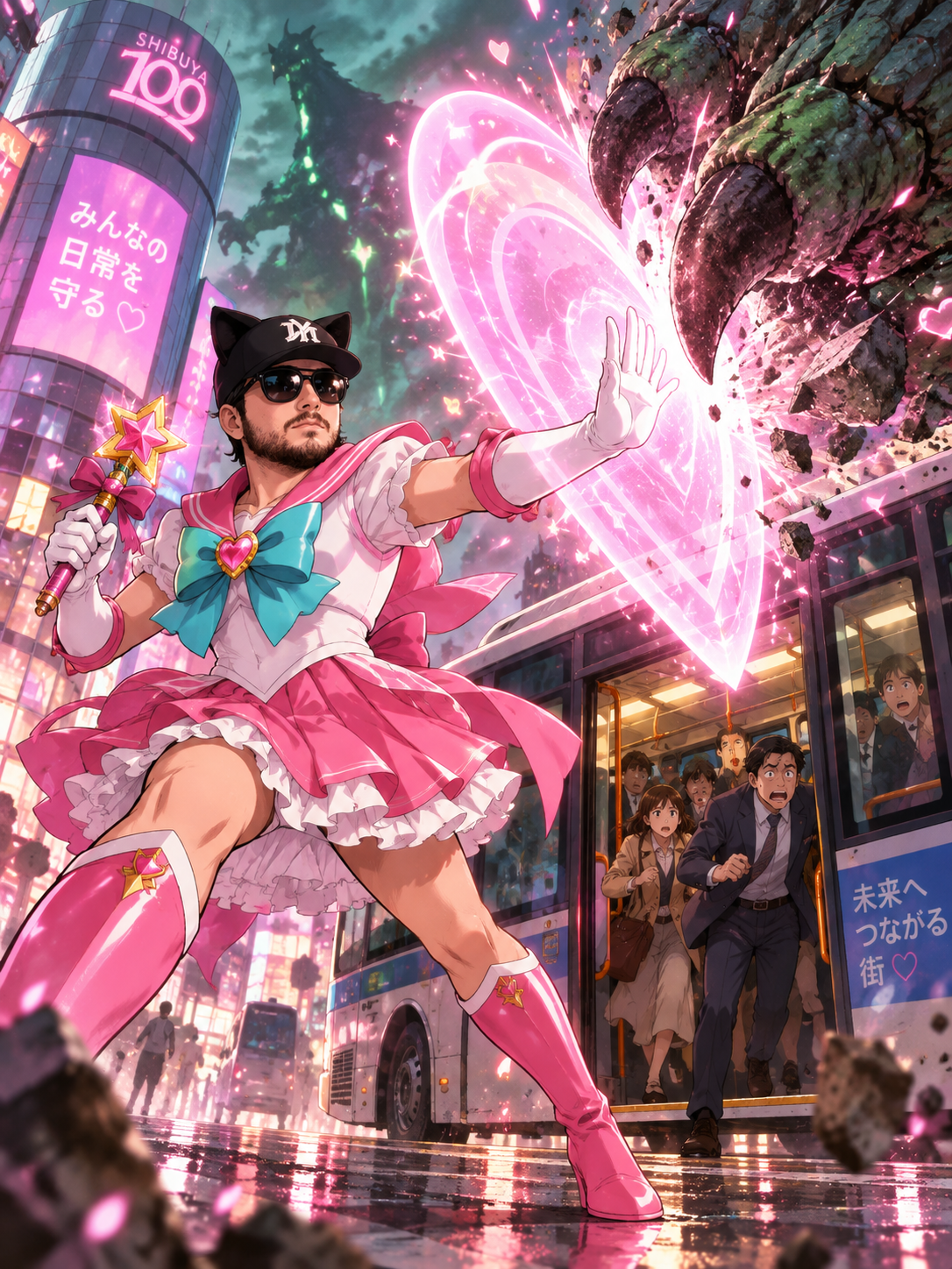 Le rempart de Shibuya
